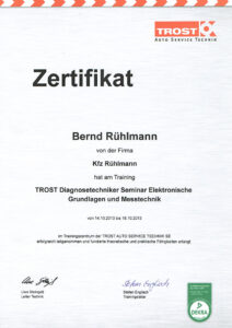 zertifikat-diagnosetechniker-bernd-ruehlmann