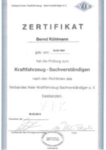 zertifikat-vfk-sachverstaendiger-bernd-ruehlmann